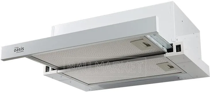 Встраиваемая вытяжка слайдер OASIS UV-50W (F/346) 500м³/ч,белая