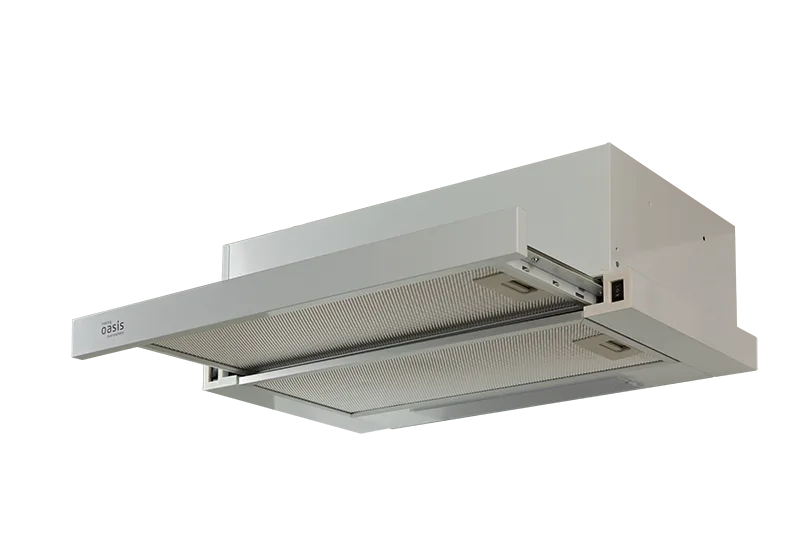 Встраиваемая вытяжка слайдер OASIS UV-60W (F/327) 500 м³/ч,белый